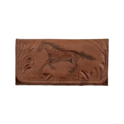 American West Ladies Hitchin' Post Tri-Fold Wallet