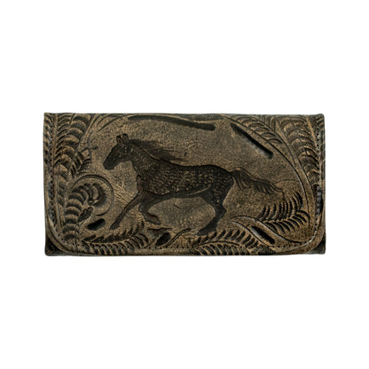 American West Ladies Hitchin' Post Tri-Fold Wallet
