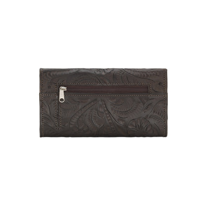 American West Saddle Ridge Ladies Tri-Fold Wallet