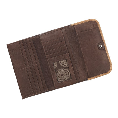 American West Saddle Ridge Ladies Tri-Fold Wallet