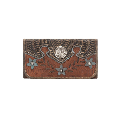 American West Desert Wildflower Tri-Fold Wallet