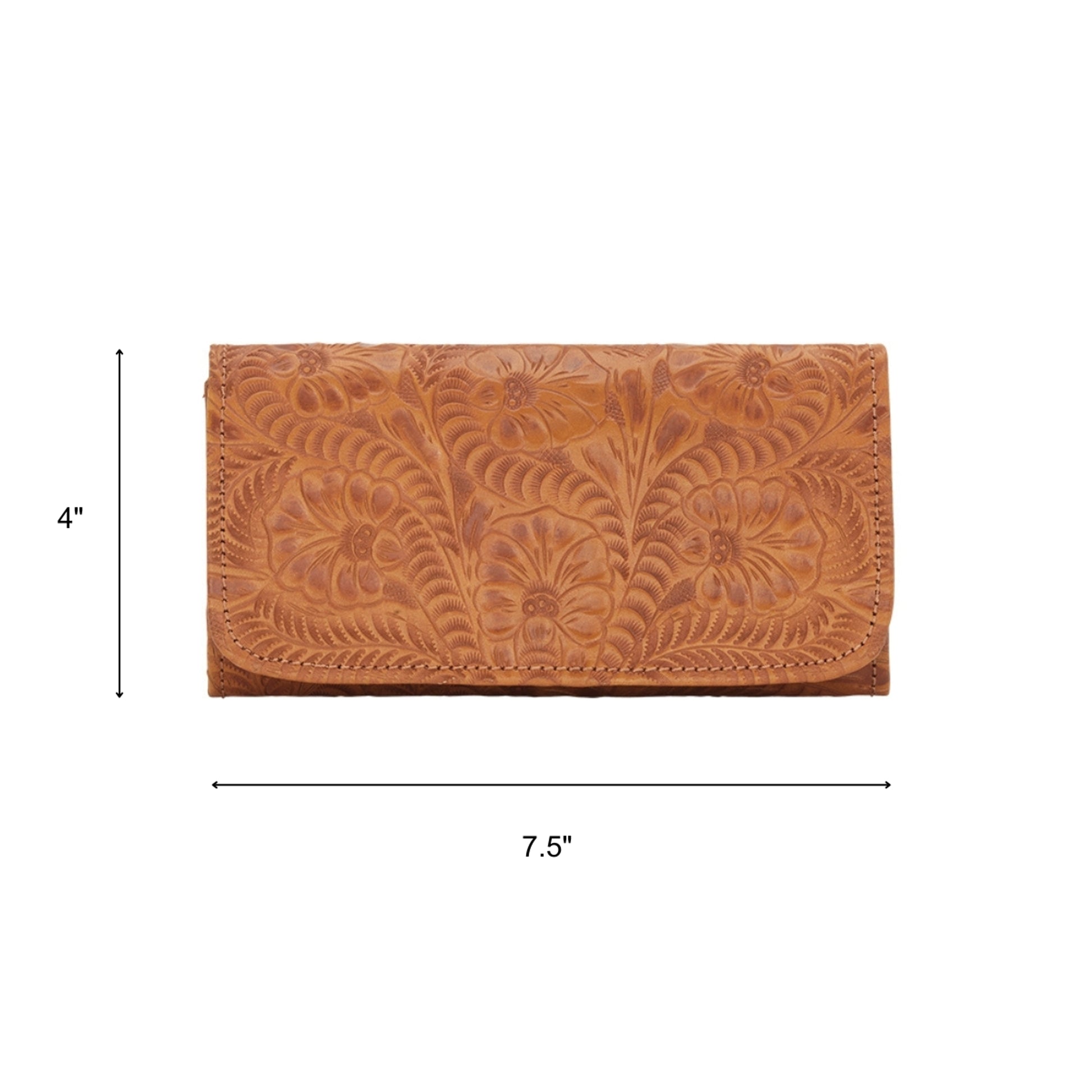 American West Ladies Tri-Fold Wallet