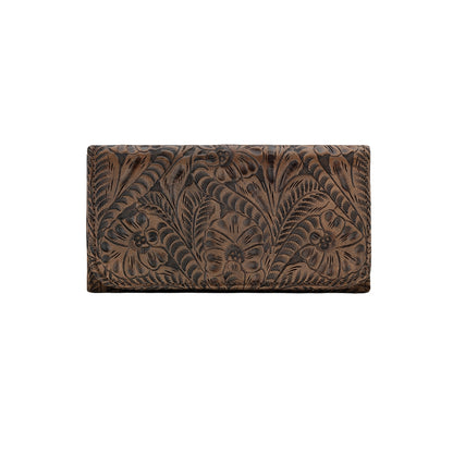 American West Ladies Tri-Fold Wallet