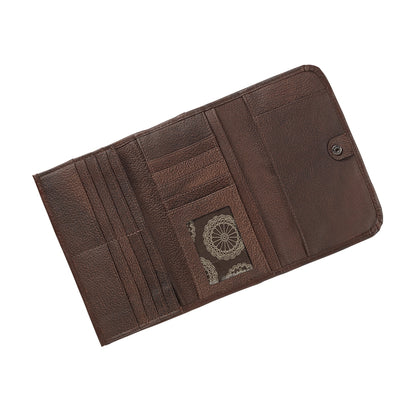 American West Ladies Tri-Fold Wallet