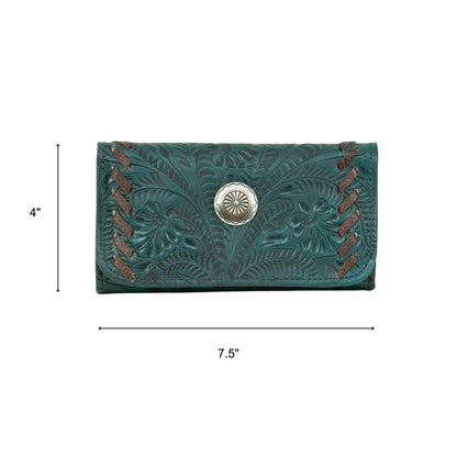 American West Lariats and Lace Tri-Fold Wallet