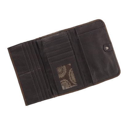 American West Lariats and Lace Tri-Fold Wallet