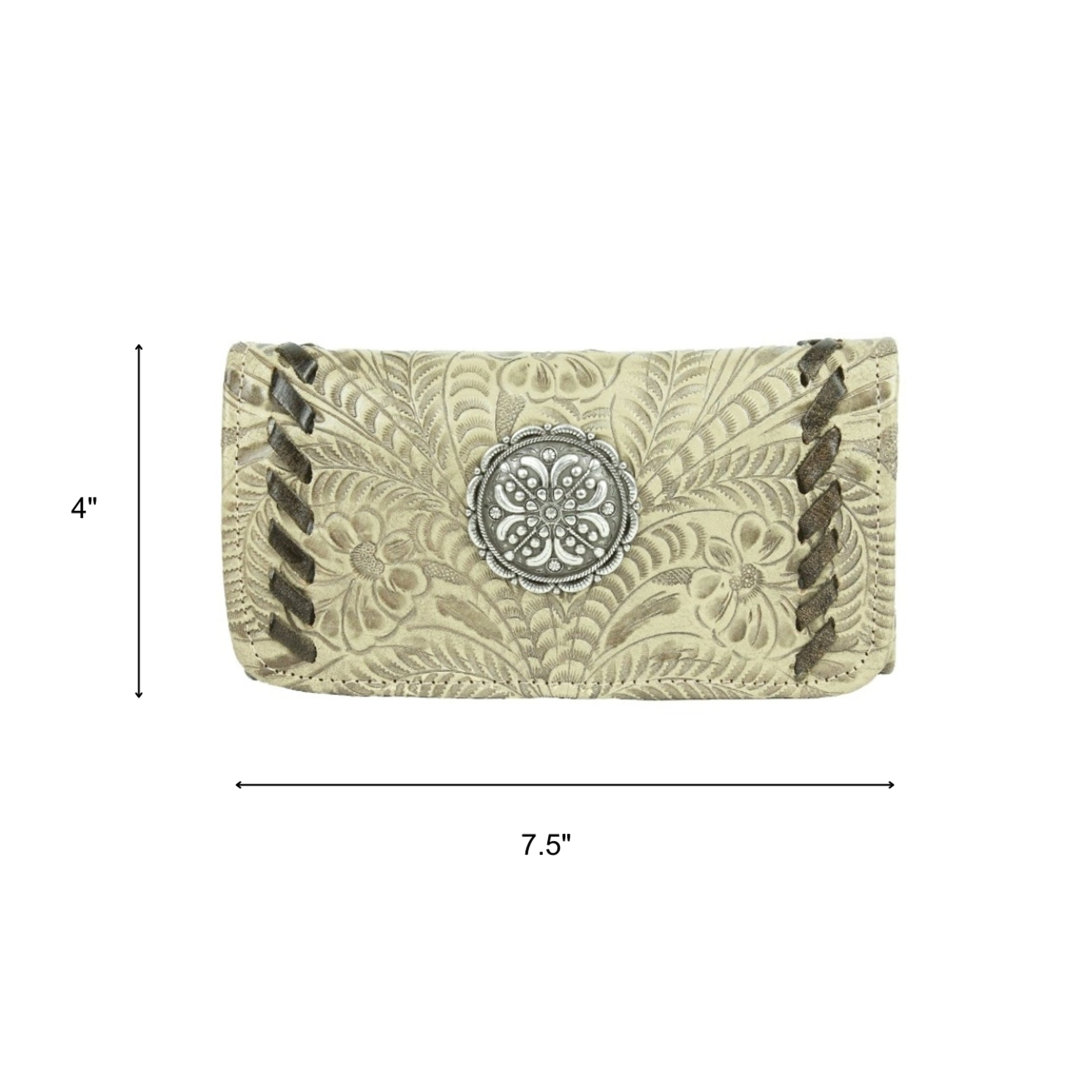 American West Lariats and Lace Tri-Fold Wallet