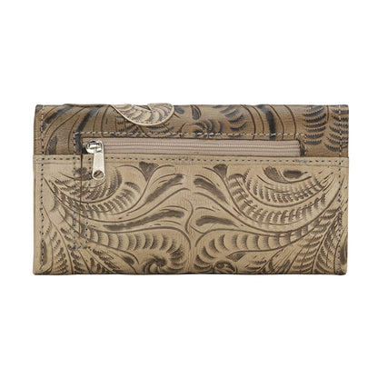 American West Annie's Secret Ladies Tri-Fold Wallet