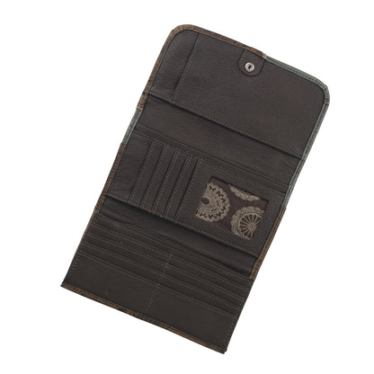 American West Annie's Secret Ladies Tri-Fold Wallet