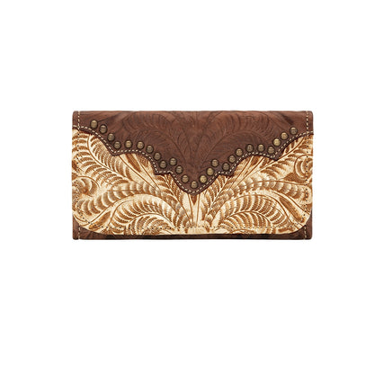 American West Ladies Annie's Secret Tri-Fold Wallet