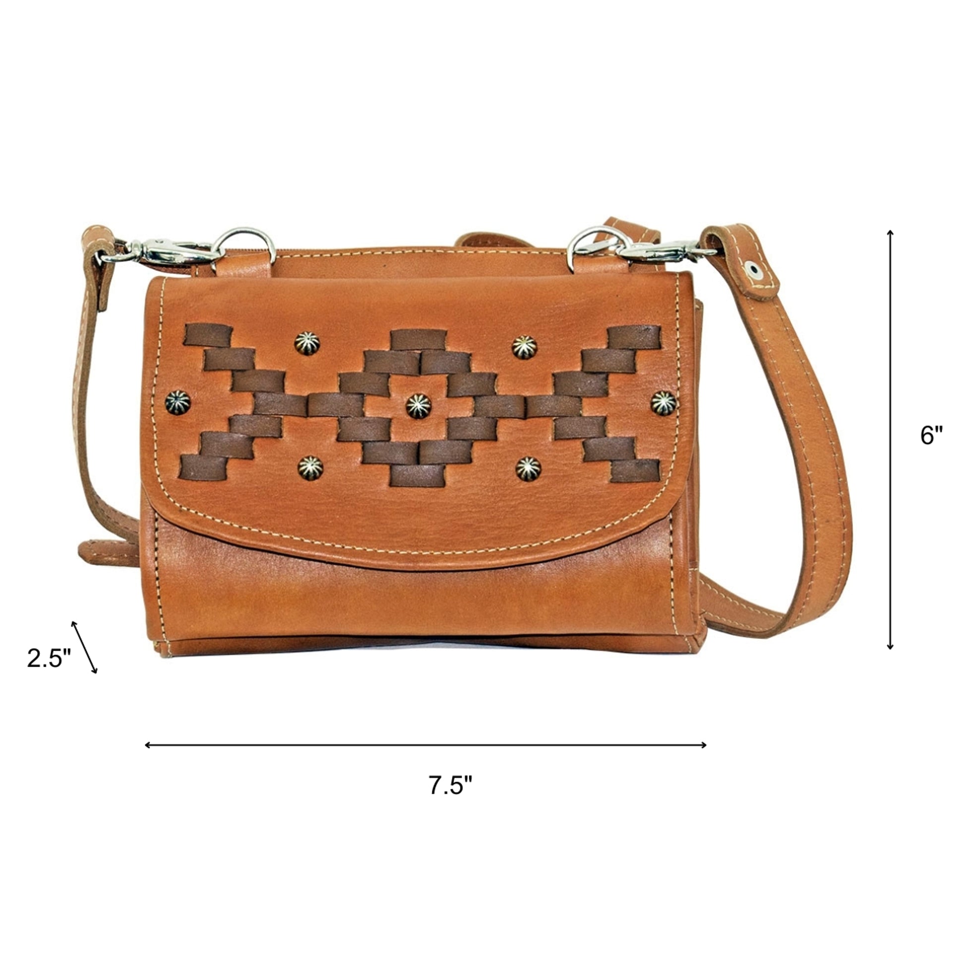 American West Tribal Weave Crossbody Bag/Wallet
