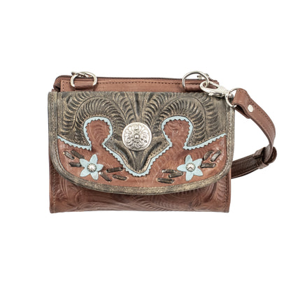American West Desert Wildflower Small Crossbody Bag/Wallet
