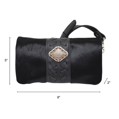American West Grab and Go Crossbody Foldover Wallet/Crossbody