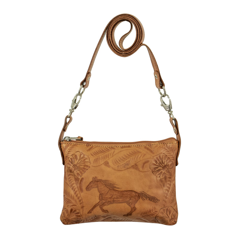 American West Hitchin' Post Crossbody/Hip Bag with Detachable Strap