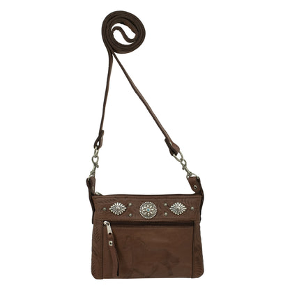 American West Trail Rider Crossbody/Hip Bag with Detachable Stap