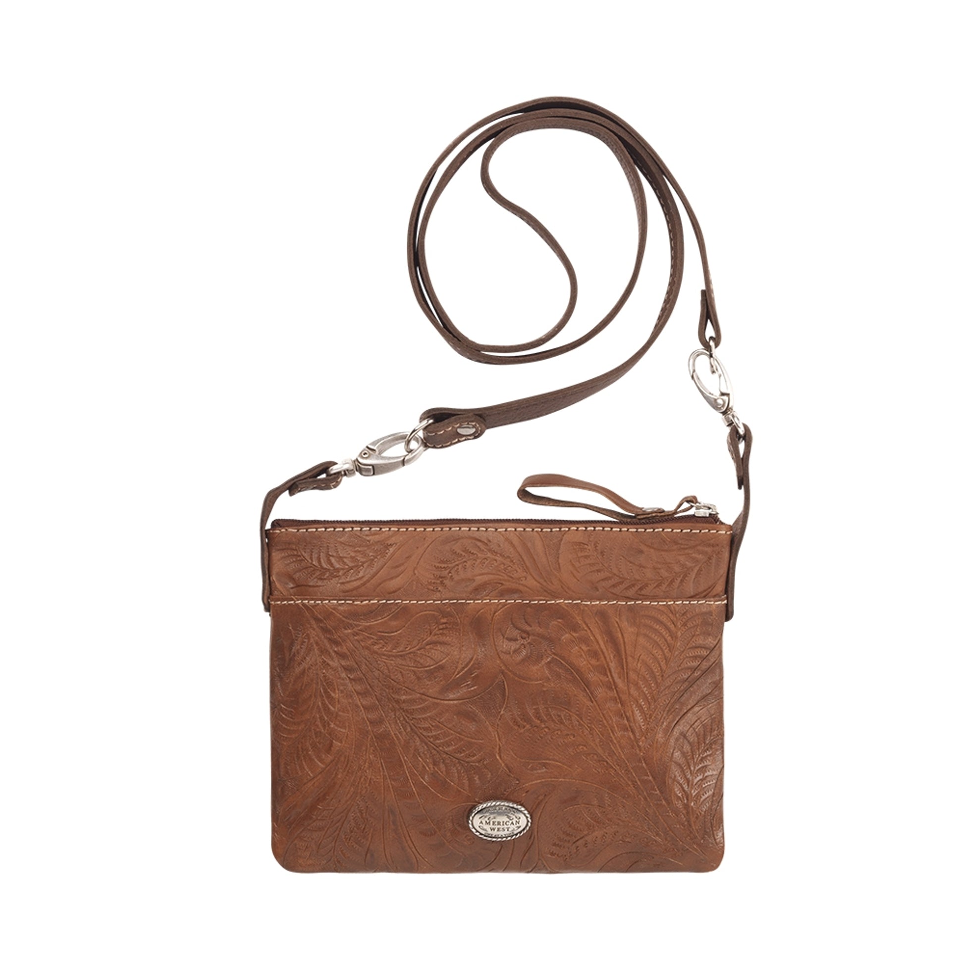 American West Trail Rider Crossbody/Hip Bag with Detachable Stap