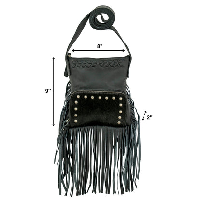 American West Fringed Cowgirl Crossbody with Fringe