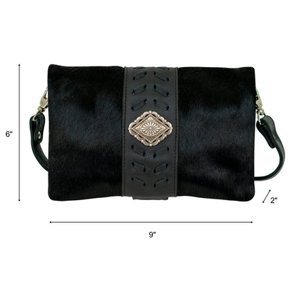 American West Large Grab and Go Crossbody Large Foldover Wallet/Crossbody