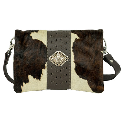 American West Large Grab and Go Crossbody Large Foldover Wallet/Crossbody