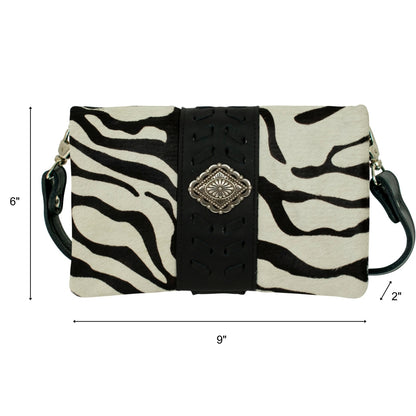 American West Large Grab and Go Crossbody Large Foldover Wallet/Crossbody