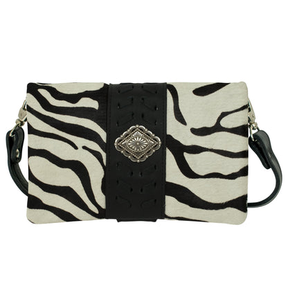 American West Large Grab and Go Crossbody Large Foldover Wallet/Crossbody