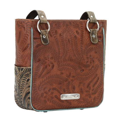 American West Desert Wildflower Zip Top Bucket Tote