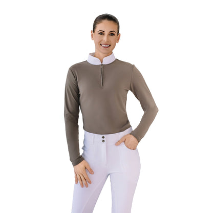 Catago Ladies Vinca LS Half Zip Shirt