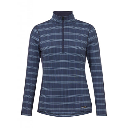 Kerrits Stretch Plaid Quarter Zip Top