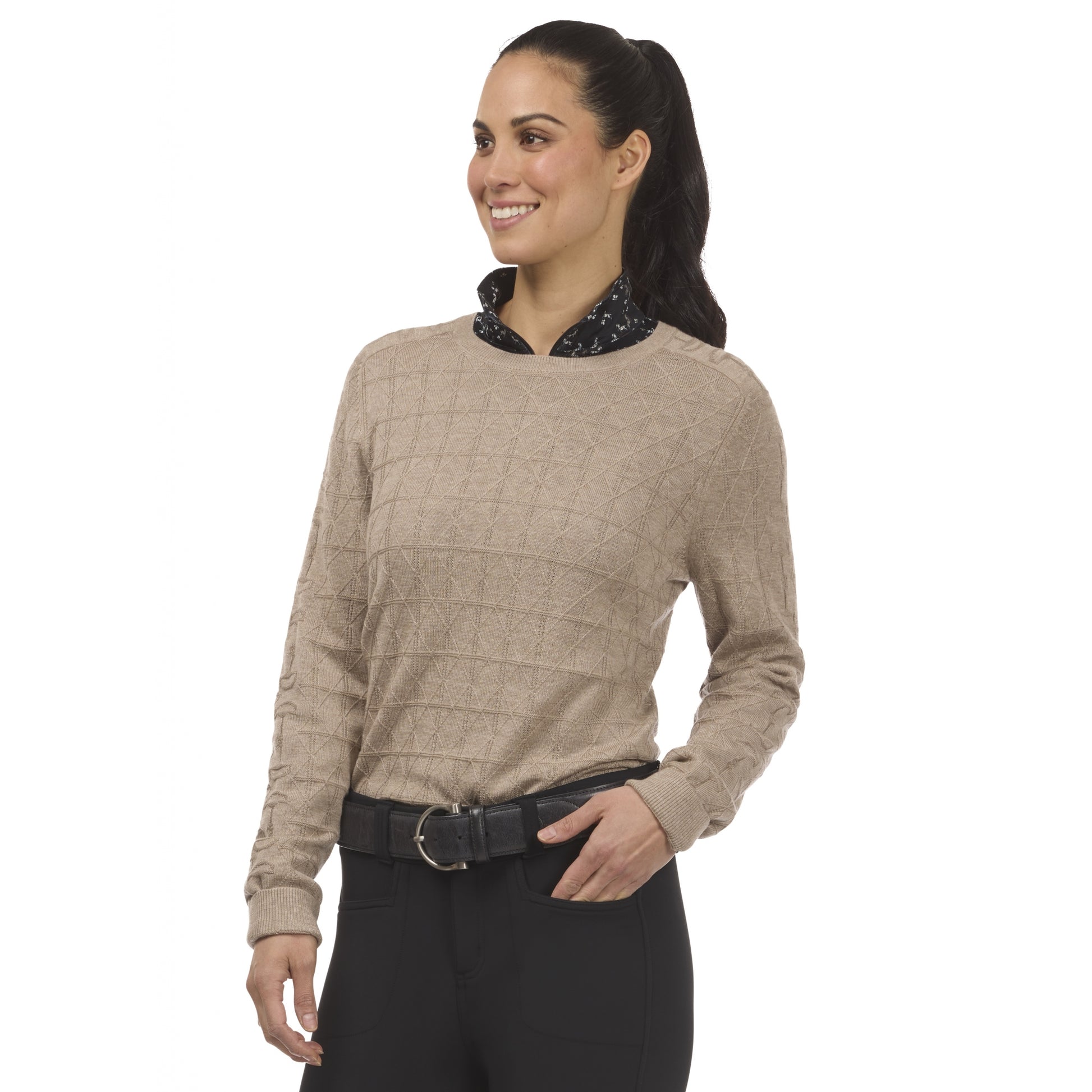 Kerrits Bit Of Diamond Crew Neck Sweater