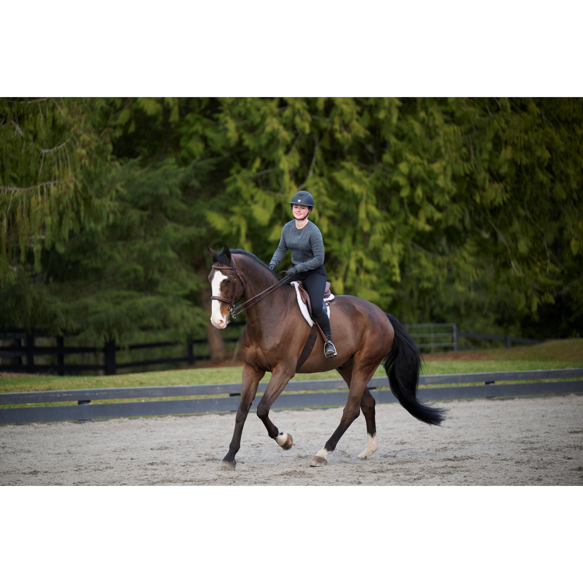 Kerrits Bit Of Diamond Crew Neck Sweater