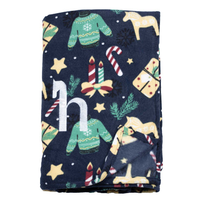 Horze Santa Christmas Throw Blanket