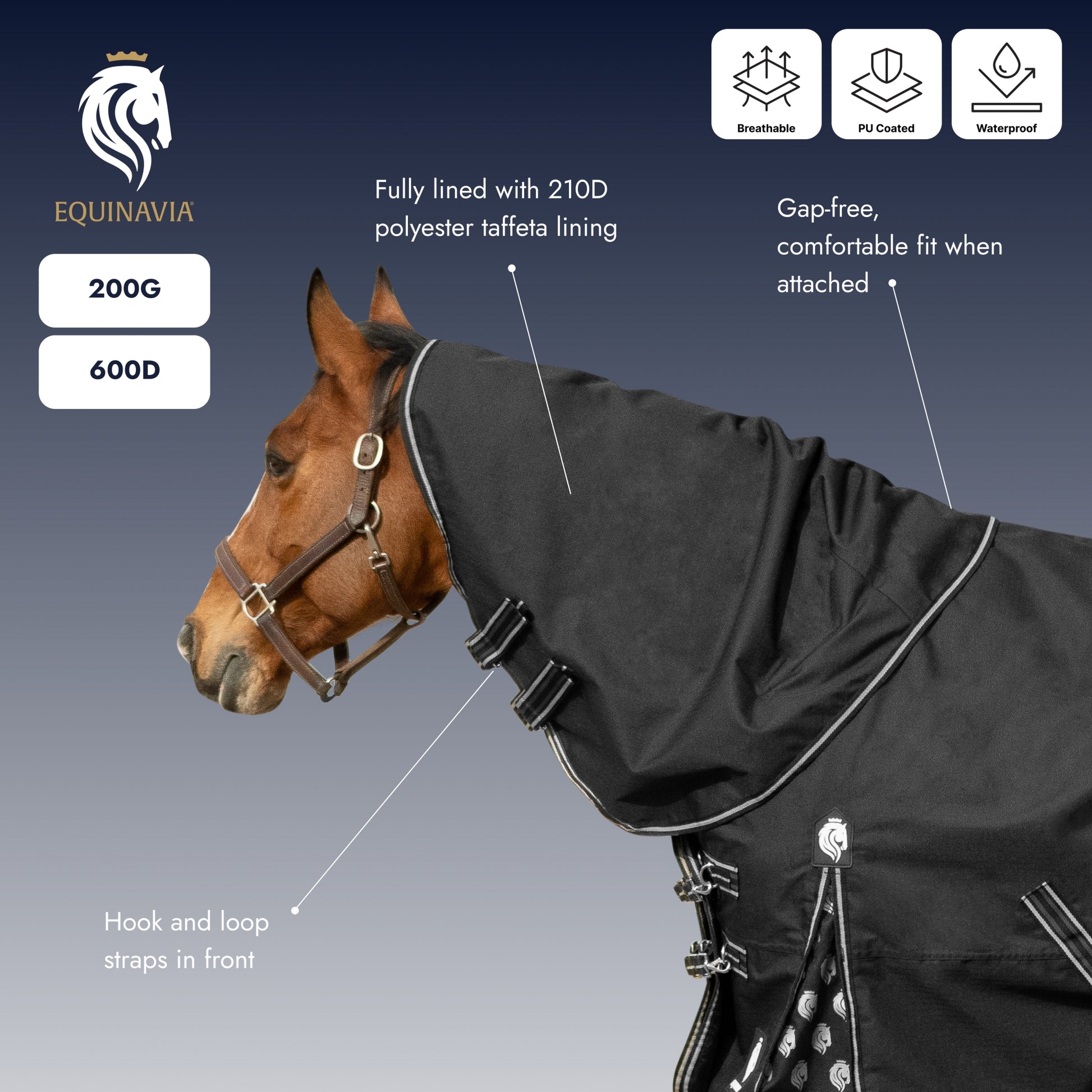 Equinavia Norse Turnout Neck Cover 200g