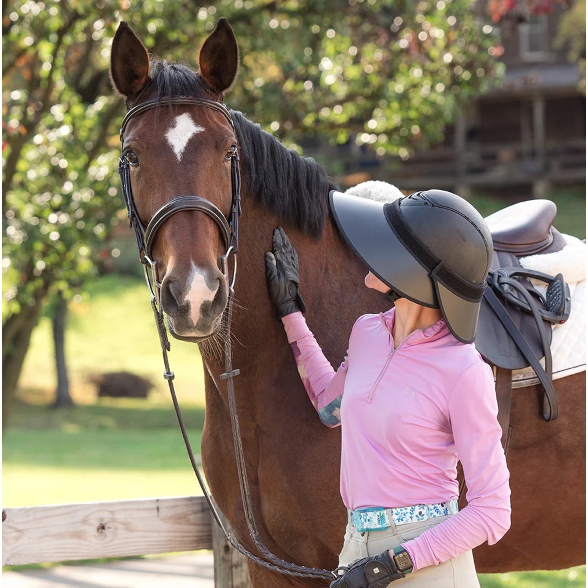 EquiVisor Sport Visor Neck Shield Set