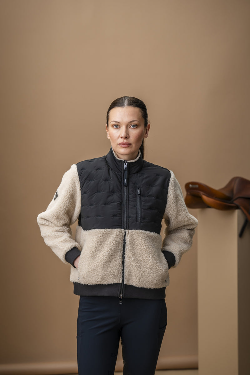 AA Lorenza Zip Through Borg Fleece