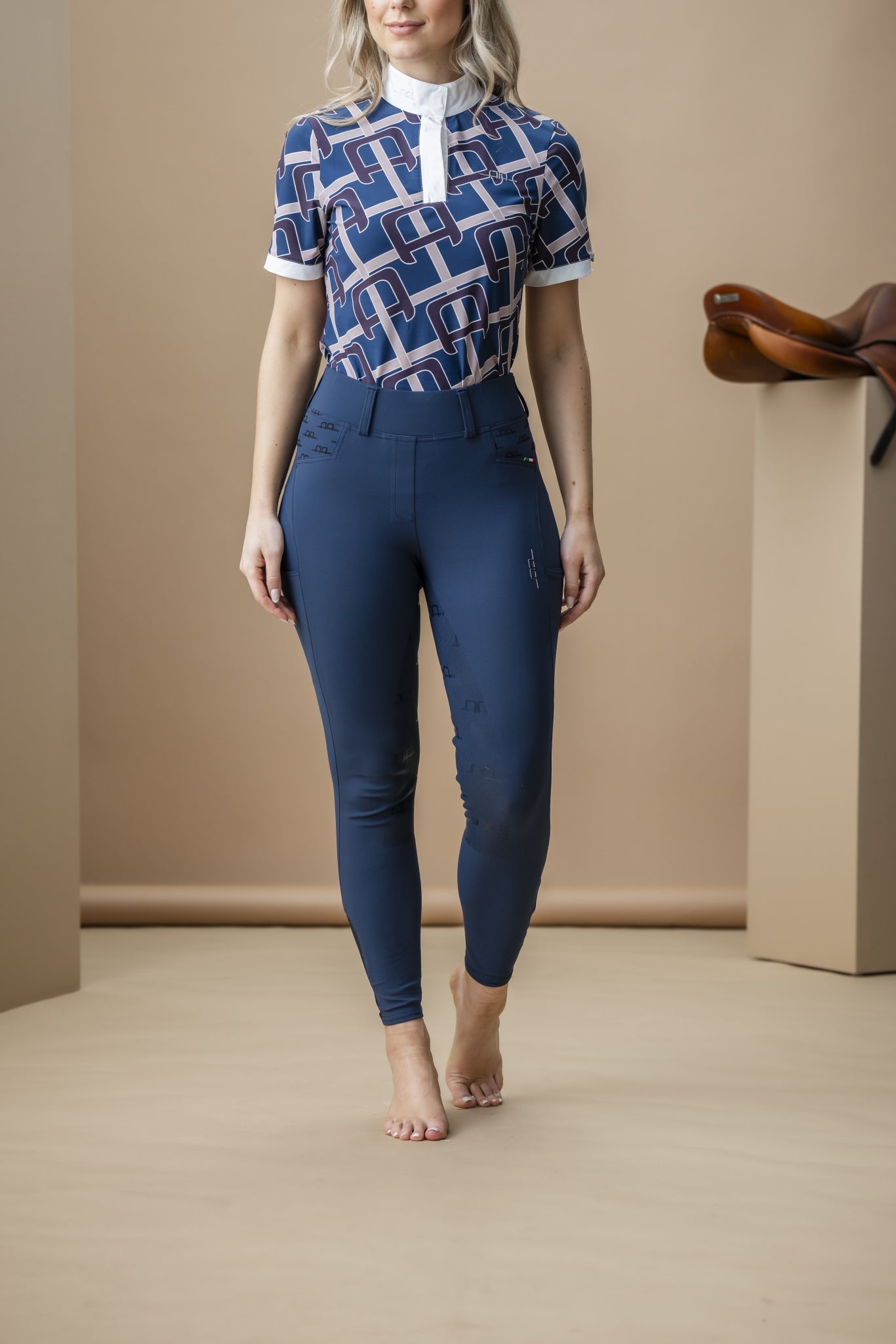 Alessandro Albanese Ladies Fina Knee Grip Hybrid Breeches