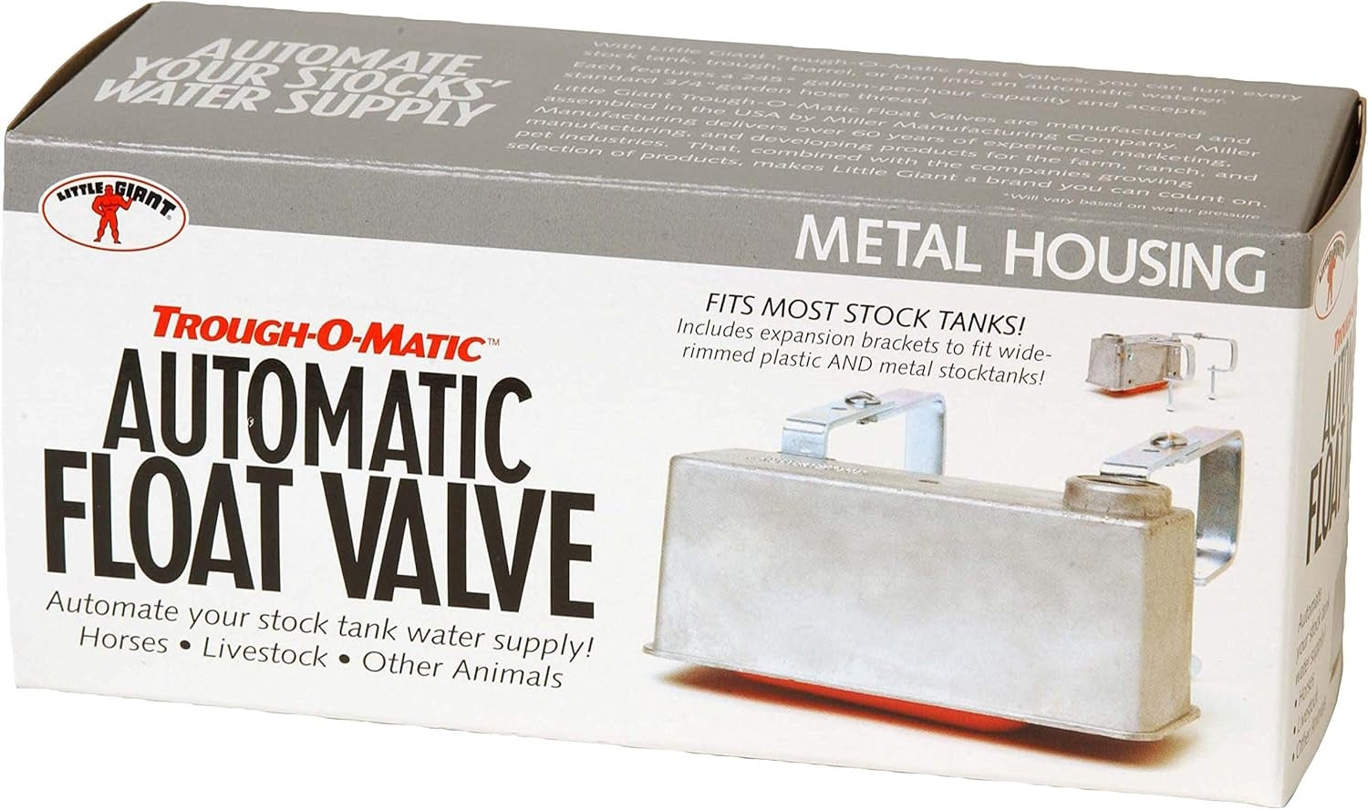 Little Giant Metal Trough-O-Matic with Expansion Brackets
