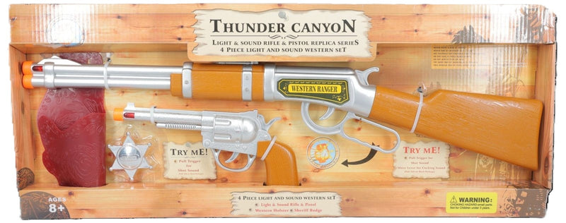 Tough1 Rifle & Pistol Toy Gun Set