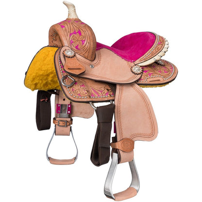 Royal King Pasadena Youth Barrel Saddle