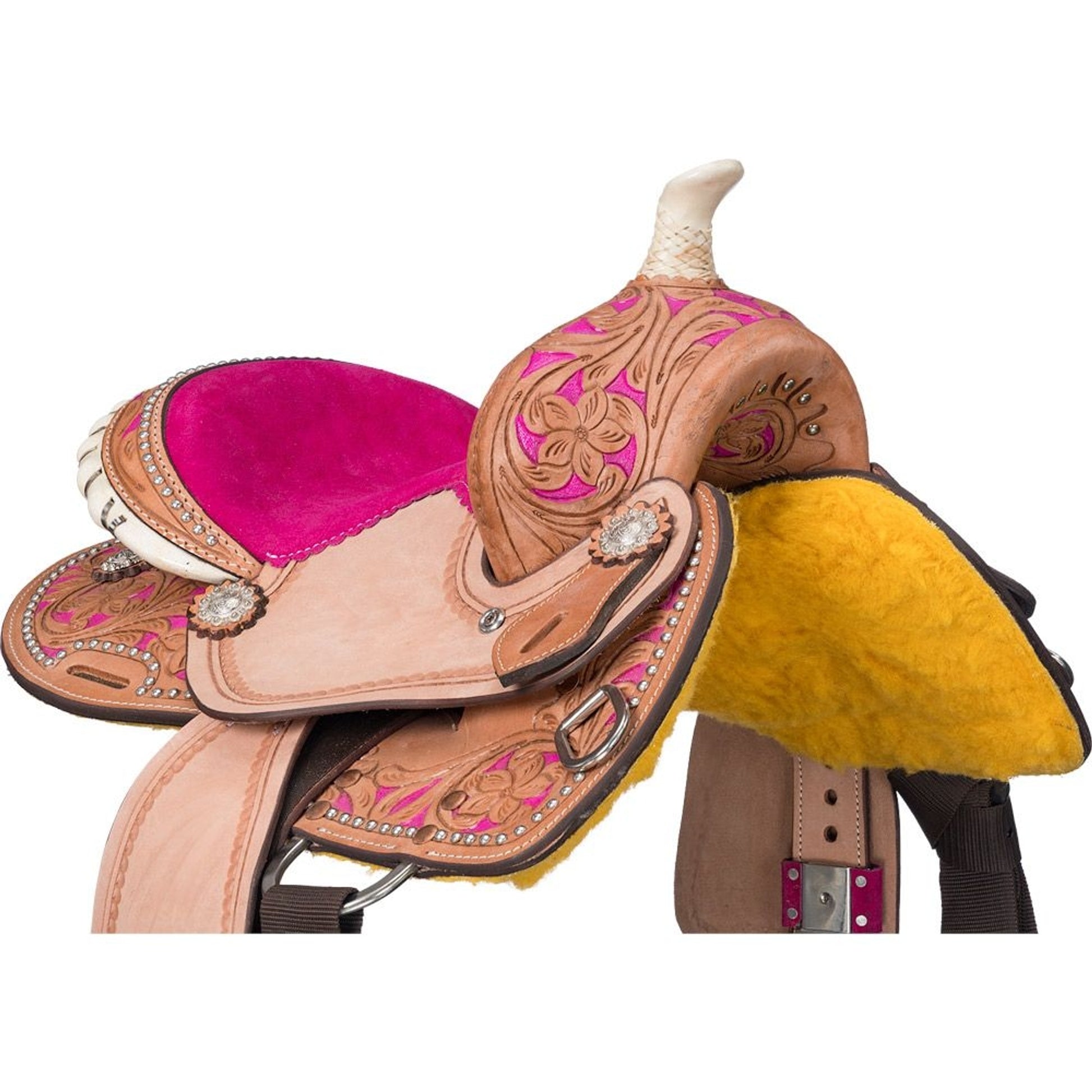 Royal King Pasadena Youth Barrel Saddle
