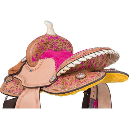 Royal King Pasadena Youth Barrel Saddle
