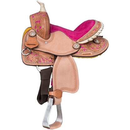 Royal King Pasadena Youth Barrel Saddle