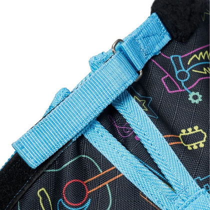 Tough1 1200D Mini Nashville Nights Turnout Blanket with Snuggit