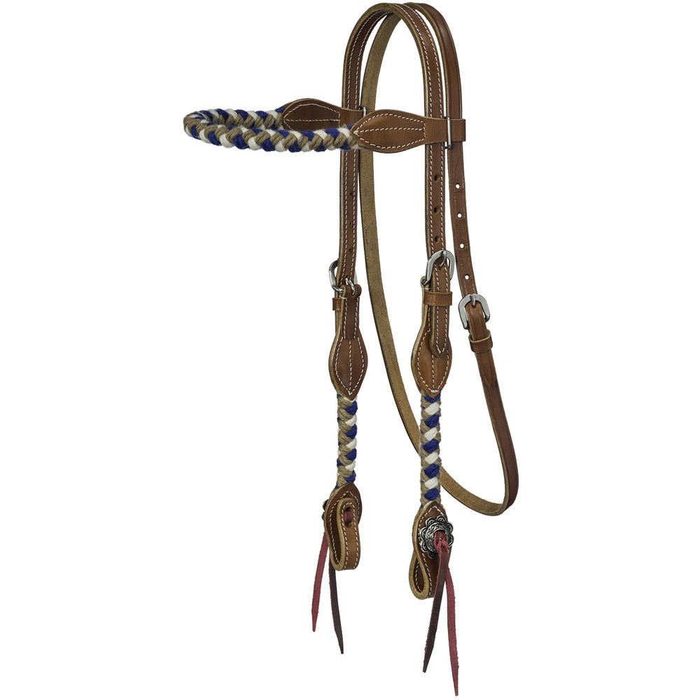 Tough1 Wool String Browband Headstall