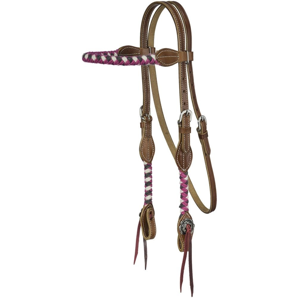 Tough1 Wool String Browband Headstall