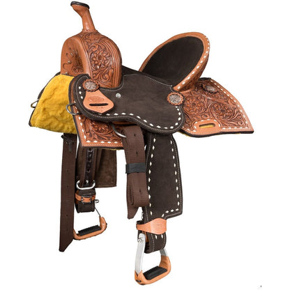 Silver Royal Youth Short Go Barrel Saddle