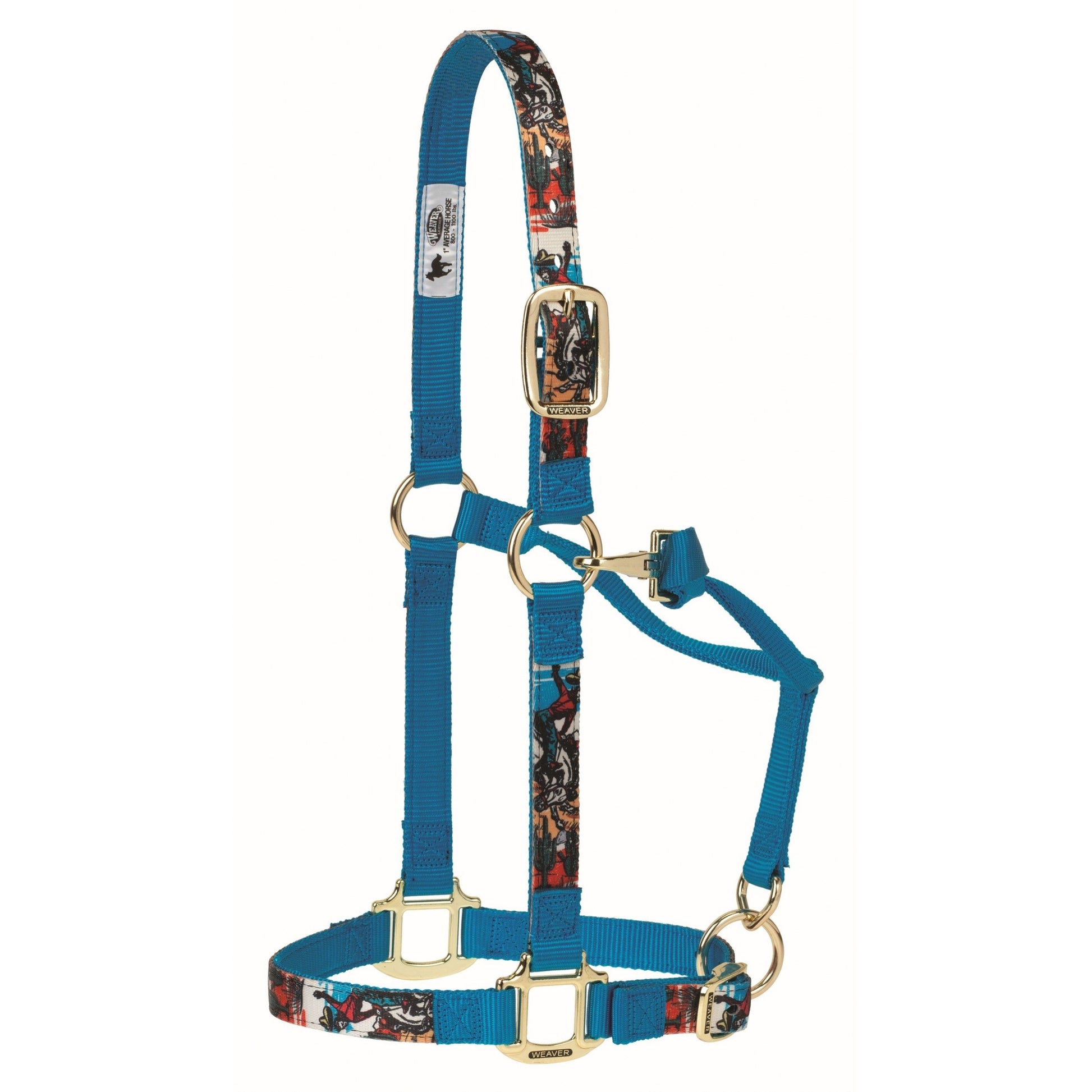 Weaver 1" Patterned Adjustable Halter