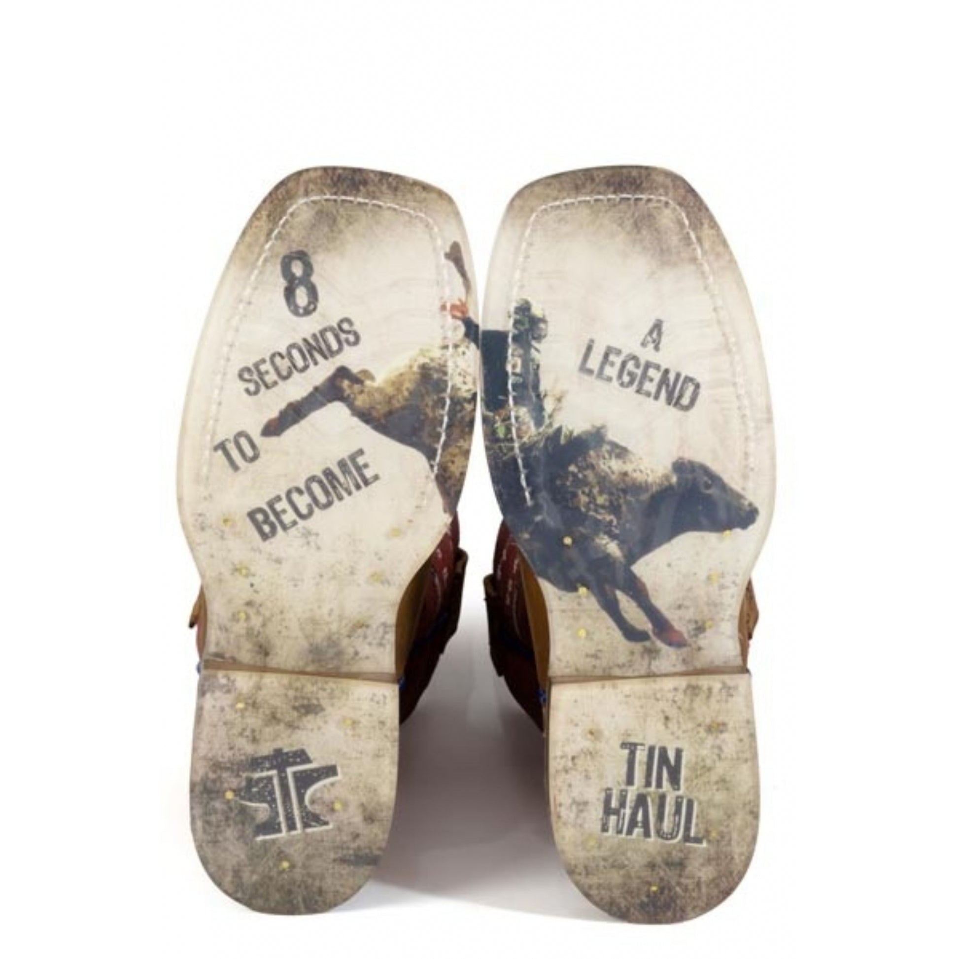 Tin Haul Little Kids Bullheaded Square Toe Boots