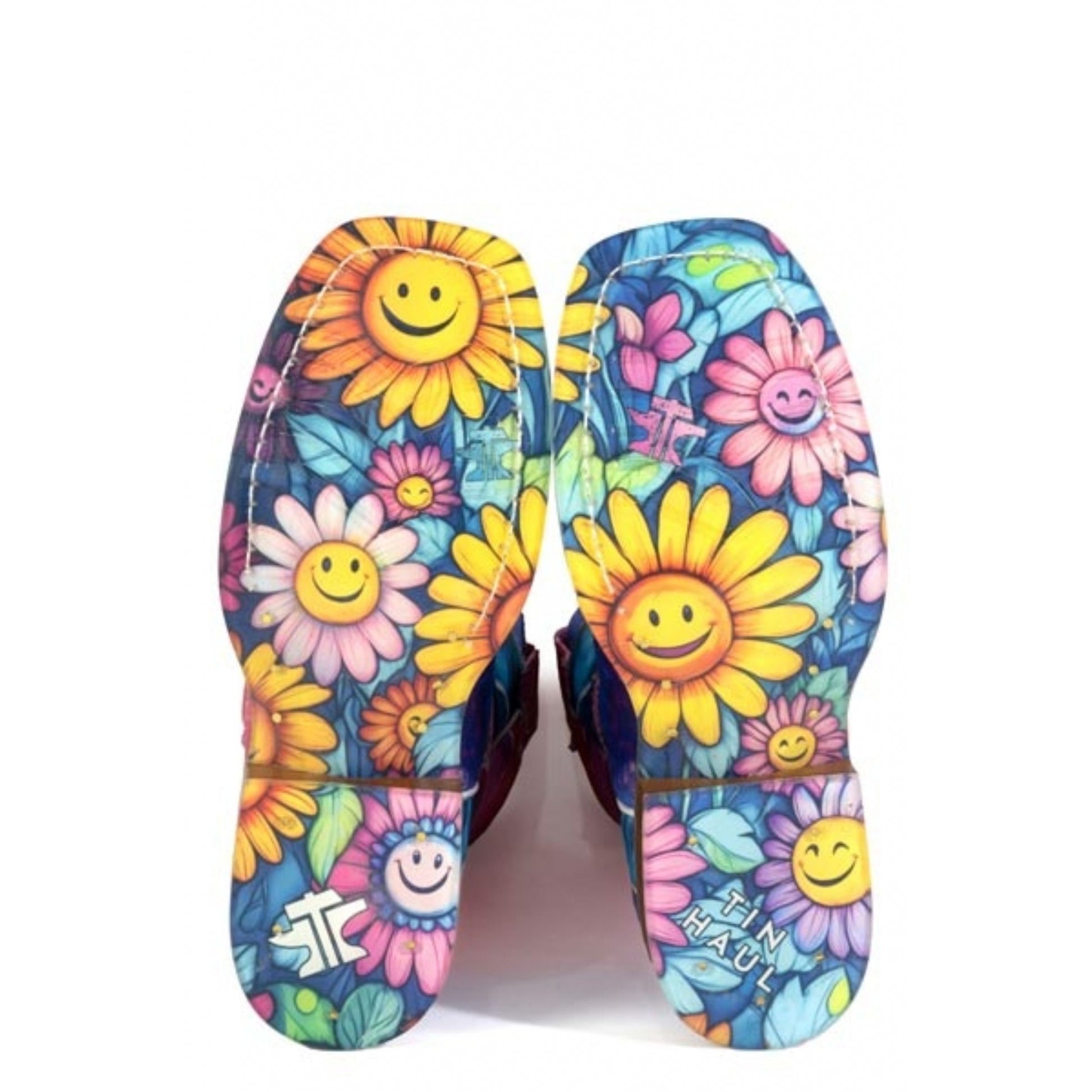 Tin Haul Little Kids Kaleidoscope Square Toe Boots