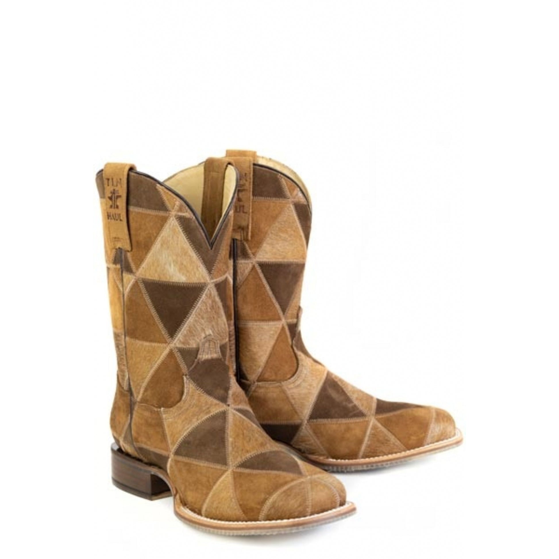 Tin Haul Mens Wild Bull Square Toe Boots