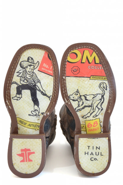 Tin Haul Big Kids Triangulum Square Toe Bootss